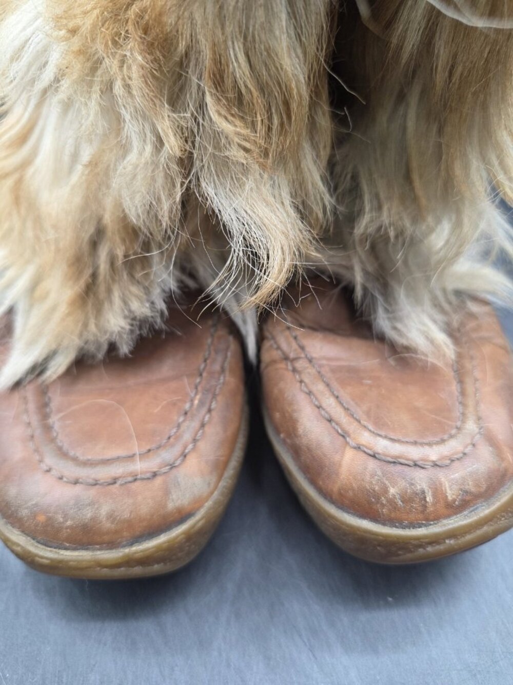 Vintage Husky BastienBoots Womens Size 7 Fur Trim Mid Calf Winter 06717 6807 - Picture 3 of 11